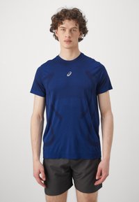 ASICS SEAMLESS TOP - Camiseta deportiva - midnight