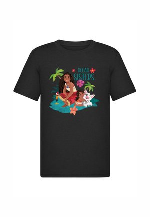 MOANA AND SIMEA OCEAN SISTERS - Print T-shirt - black