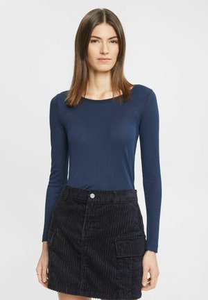 Top s dlouhým rukávem - navy