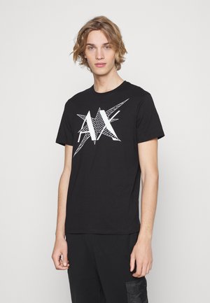 T-shirt con stampa - black