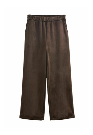PETITE FIT - WIDE - Stoffhose - chocolate brown