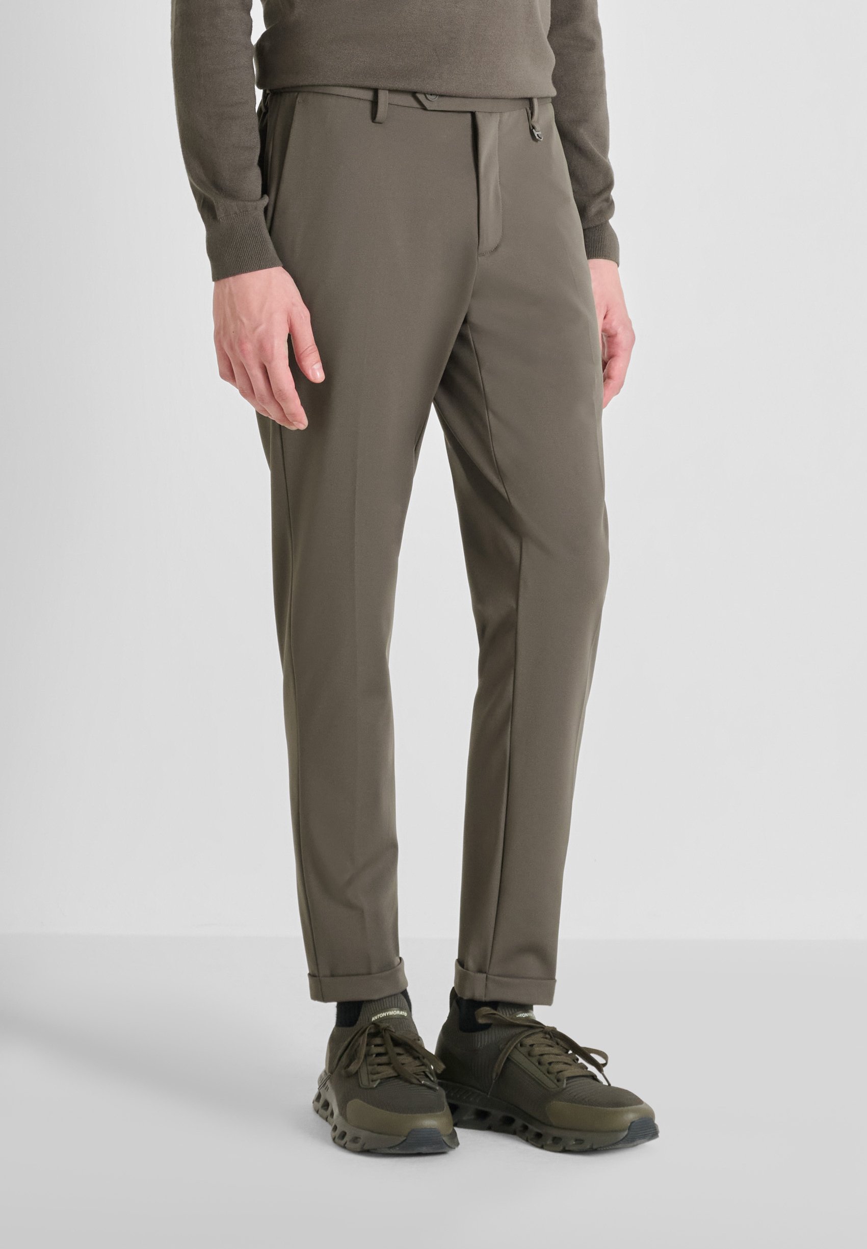 Antony Morato RAD SLIM ANKLE LENGHT FIT Pantalones khaki/caqui