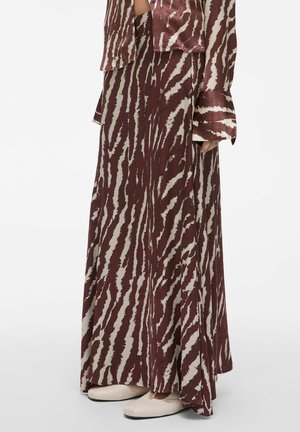 HIGH WAIST - Maxi sukně - decadent chocolate