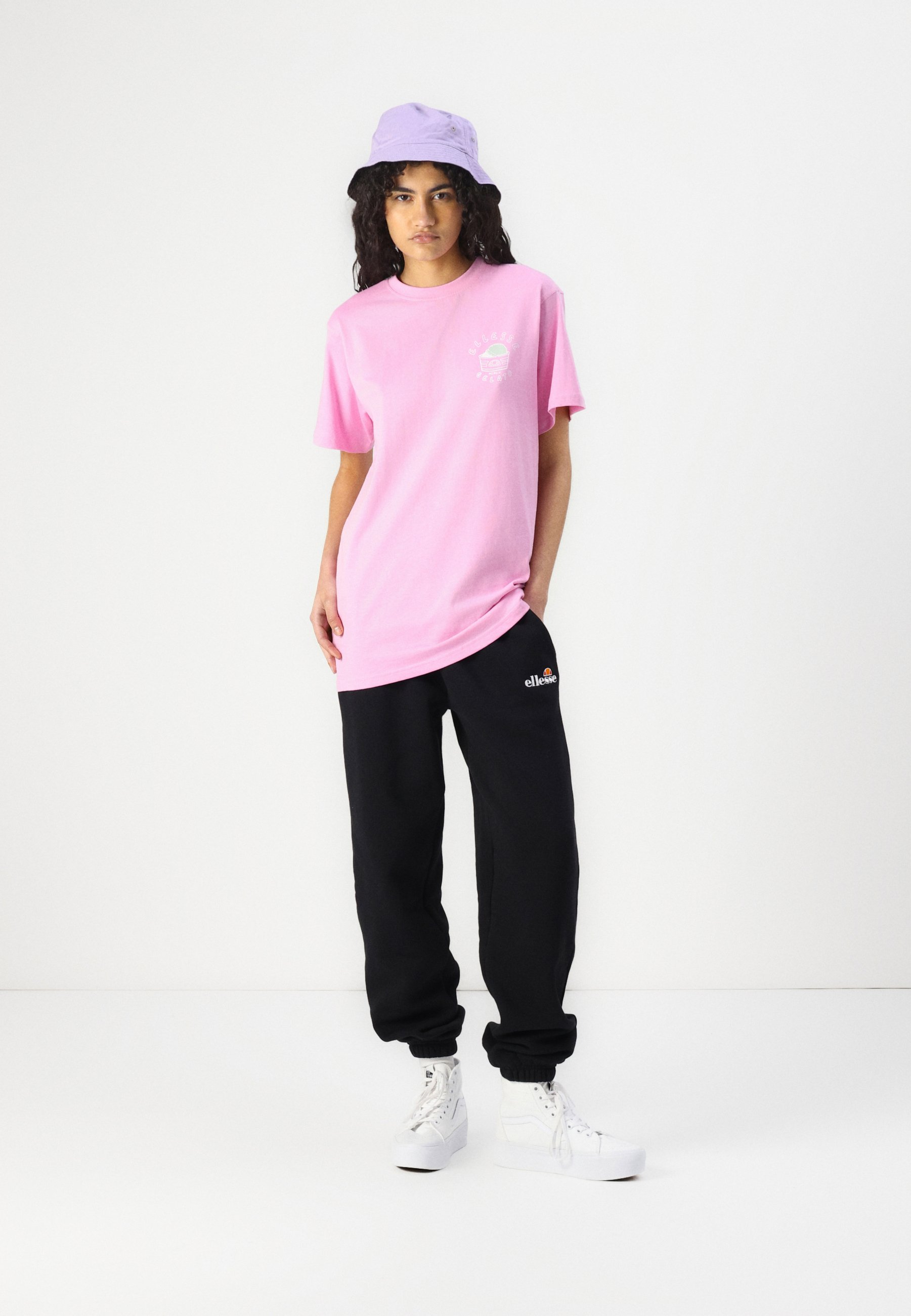 Ellesse LA STREGA TEE - Print T-shirt - pink - Zalando.co.uk
