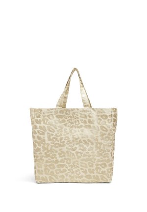 ANIMALIER EFFETTO LAMINATO - Shopping bag - var avorio