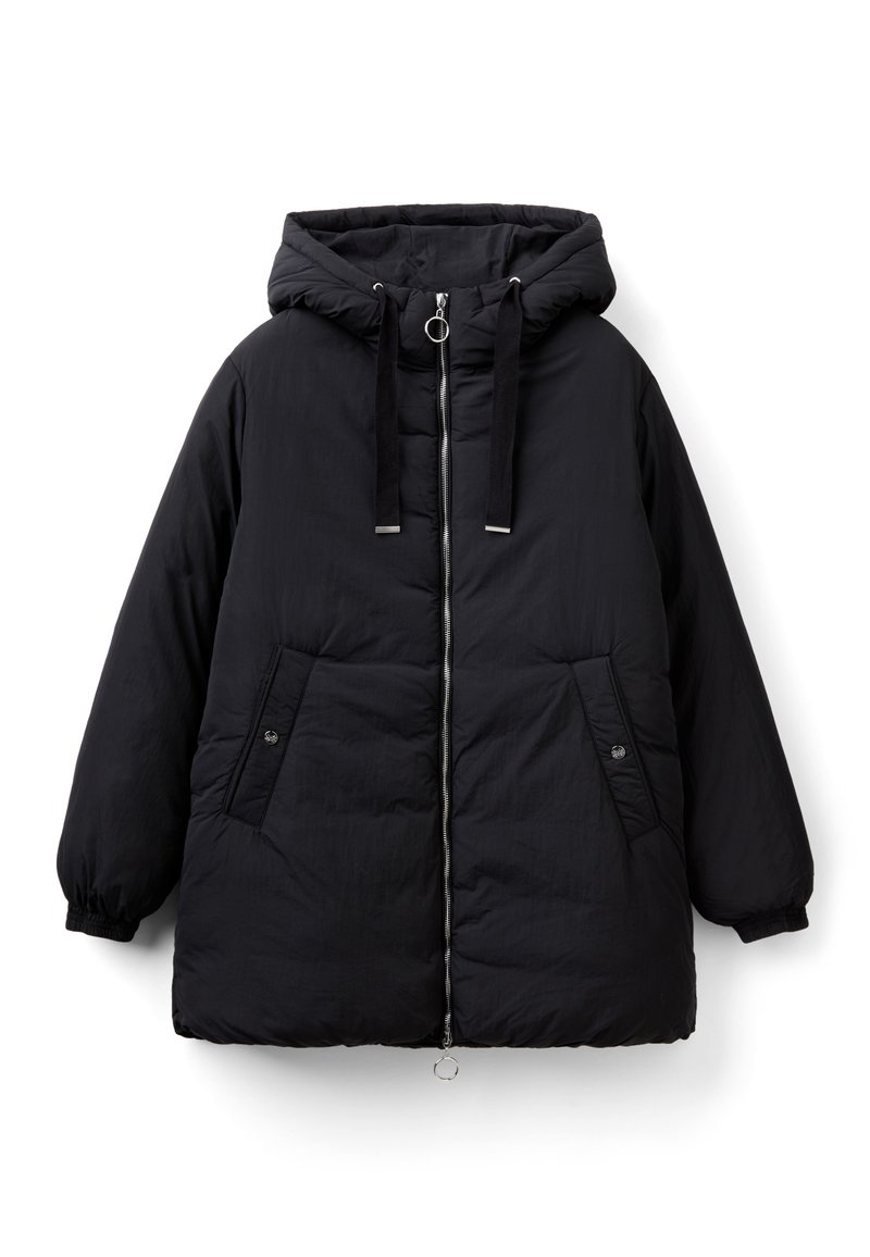 United Colors of Benetton Wintermantel zwart