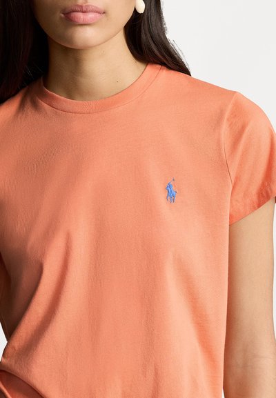 Polo Ralph Lauren COTTON JERSEY CREWNECK T-SHIRT - Navadna majica - peach tree