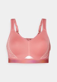 CARDIO FLOW - Reggiseno sportivo con sostegno elevato - salsa