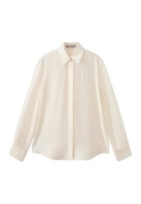 Overhemdblouse - beige