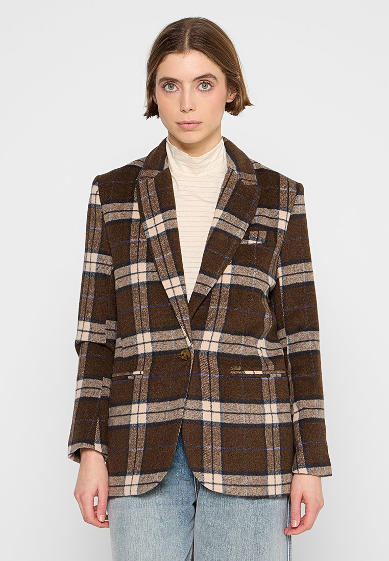 Scotch & Soda Blazer donkerbruin