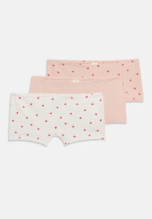 BRIEF HEARTS 3 PACK - Boxeri - light dusty pink