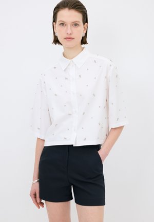 Button-down blouse - white