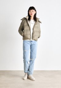 Calvin Klein Jeans CLASSIC CUPSOLE - Sneakers laag - eggshell/dusty rose