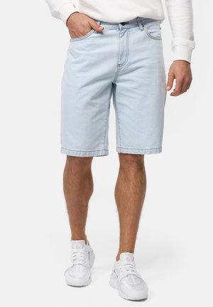 INTIAN - Jeansshorts - stone blue denim
