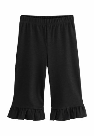 Next REGULAR FIT - TEXTURED FRILL HEM WIDE - Tygbyxor - charcoal grey