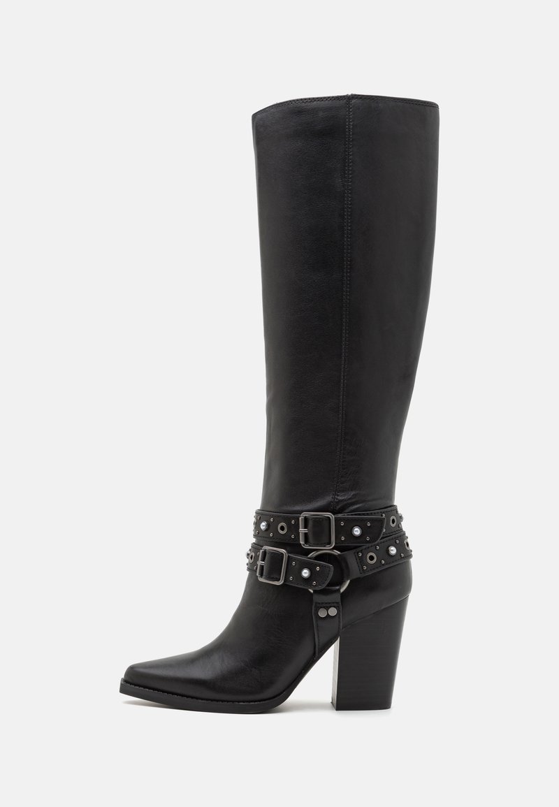 ALDO Cowboy-/Bikerlaarzen zwart