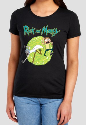 Warner Brothers, RICK AND MORTY PORTAL - T-Shirt print - black