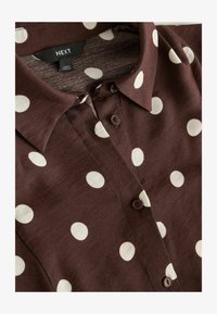 Niet geselecteerd, chocolate brown/ecru polka dot