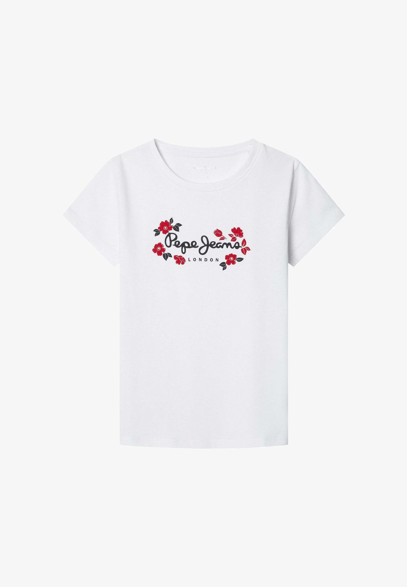 Pepe Jeans MAISIE - Tričko s potlačou - white