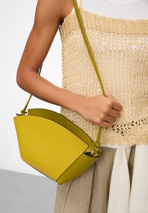 ADOLFO DOMINGUEZ, ECLIPSE TWO-TONE  - Cross body bag - olive green