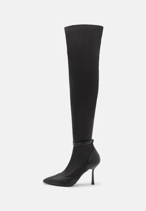 Zign Μπότες πάνω από το γόνατο - black