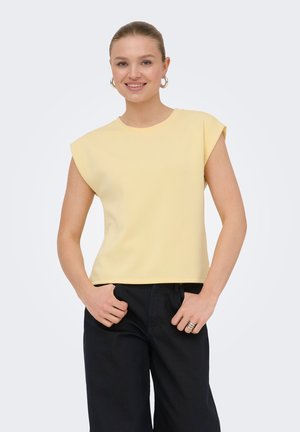 ONLY ONLMAYA S/L BOXY TOP SWT - T-shirt basique - sunlight