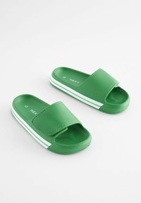 Next STRIPE - REGULAR FIT - Badesandaler - green
