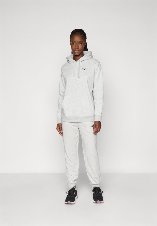 SMALL LOGO COMFORT HIGH WAIST SWEATPANTS - Tracksuit bottoms - light gray heather2