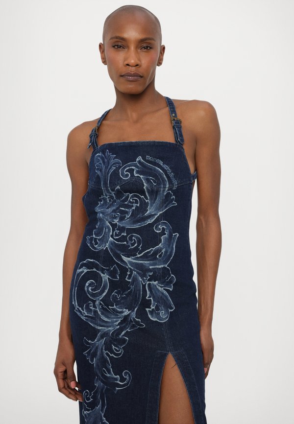 Denim dress - indigo2