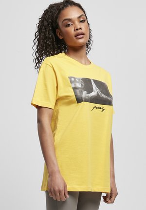 T-shirt imprimé - yellow