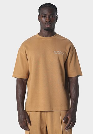 Pas de Monaco, ROYS T-SHIRT - T-shirt imprimé - mocha