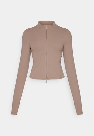 Nike Performance TOP - Verryttelytakki - mink brown/white