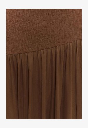 LOAVIES, HONEY AND HAZE - Maxikleid - brown solid