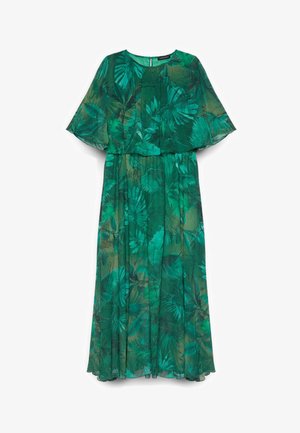 Fiorella Rubino, VESTITO LUNGO DREAM STAMPA TROPICAL - Robe longue - verde