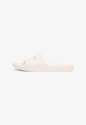 Tommy Jeans, WAVY FLAG LOGO SLIDES - Bazénové šmýkačky - newsprint