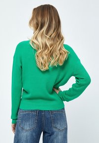 Desires DEGEISHA RIB V-PULLOVER - Pulover - simply green
