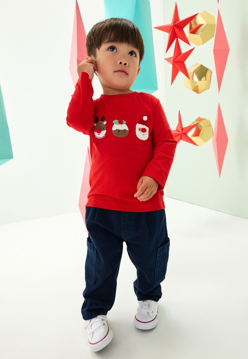 Next CHRISTMAS CREW - Sweatshirt - red white/rouge