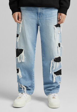 Vaqueros boyfriend - blue-black denim
