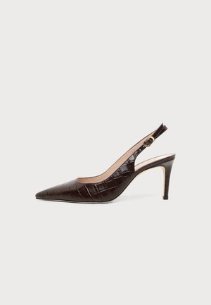 Stuart Weitzman, POWER SLINGBACK 75 - Højhælede pumps - walnut