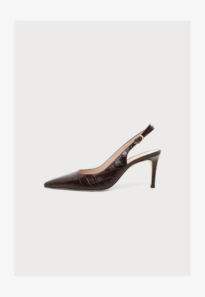 Stuart Weitzman, POWER SLINGBACK 75 - Højhælede pumps - walnut