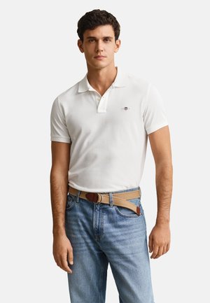 GANT, SLIM SHIELD - Polosärk - weiß