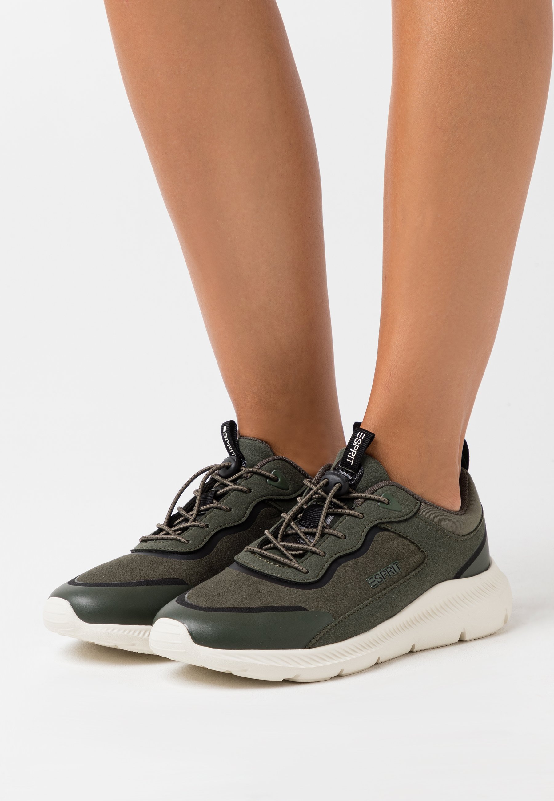 Esprit Sneakers laag - dark green/Donkergroen - Zalando.nl