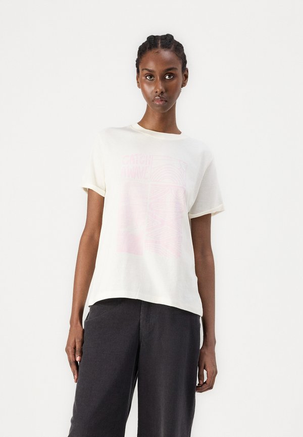 OCEANREGULAR POSTER - Print T-shirt - egret