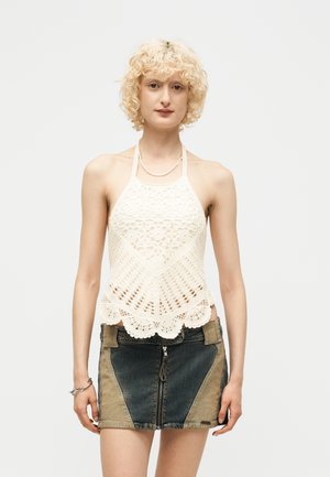 Hollister Co., HIGH NECK - Top - white