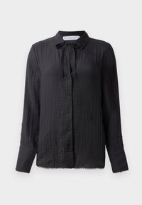 CAMI SHIRT CRINKLE - Button-down blouse - black