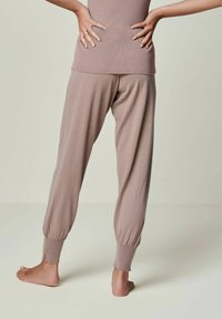 YOU LOOK PERFECT BELLA - MERINO WOOL LOUNGEWEAR - Nachtwäsche Hose - dustypink