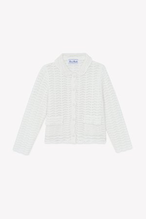 Chaqueta de punto - nacre