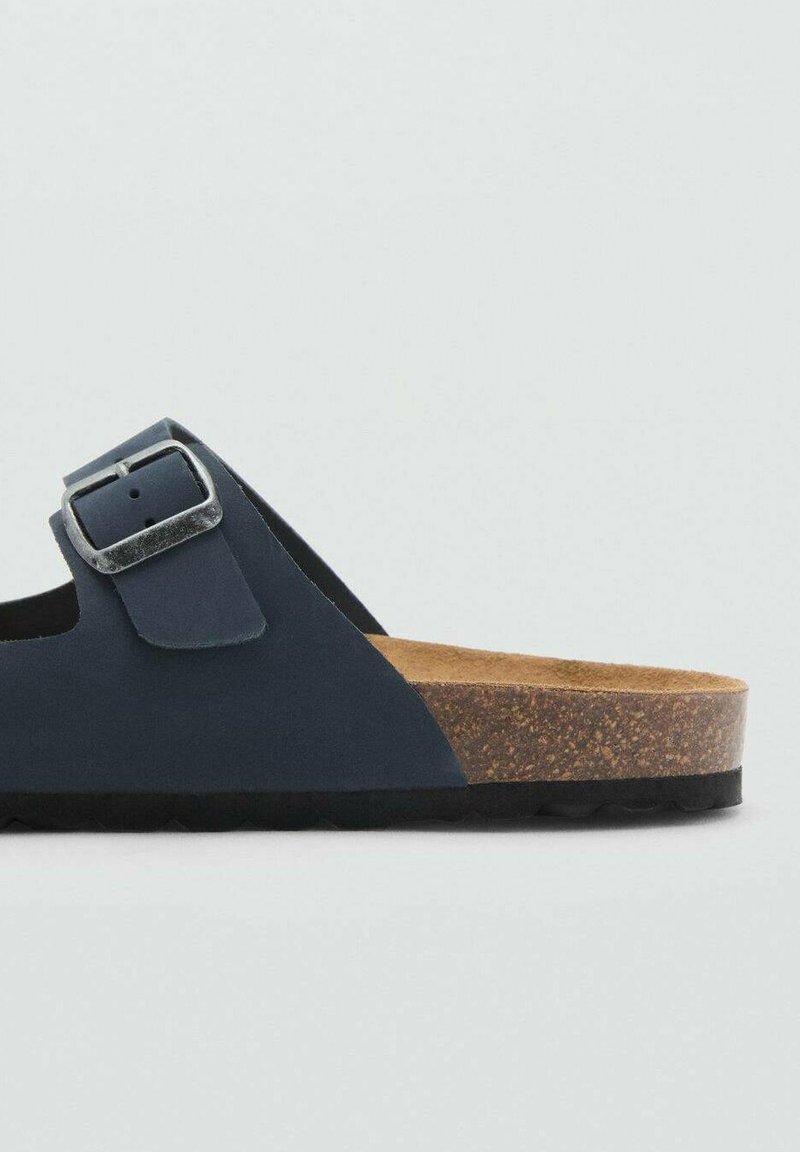 Mango BUCKLE Mules blue Zalando