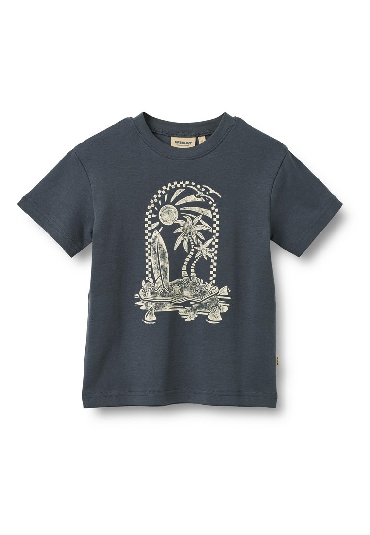 Wheat T-shirt print meerkleurig