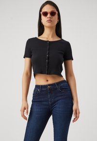 LOIS Jeans RAVAL - Wide Leg - dark stone